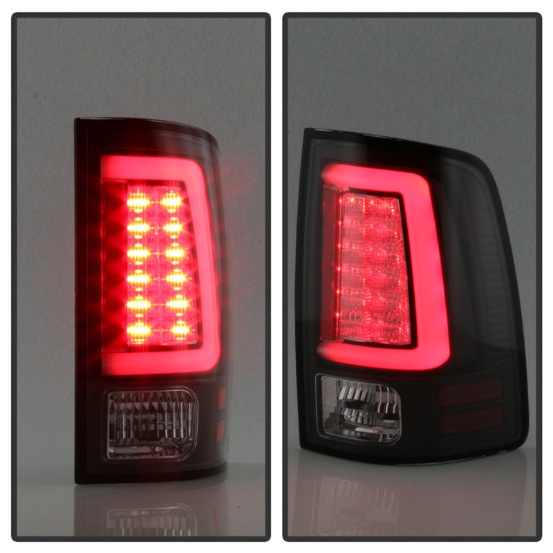 Spyder Dodge Ram 2013-2014 Light Bar LED Tail Lights - Black ALT-YD-DRAM13V2-LED-BK 5084057