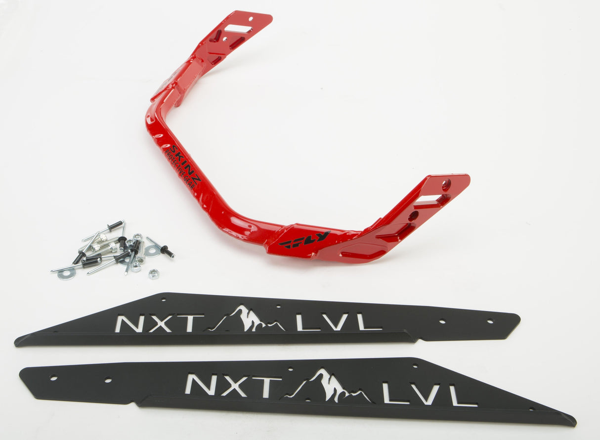 PRO ARMOR Nxt Lvl Rear Bumper Blk/Red Pol Axys 163 S/M NXPRB225-FBK/RD