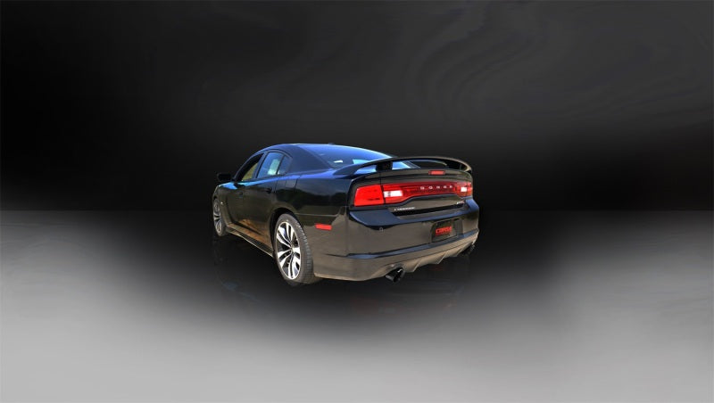 Corsa 12-13 Dodge Charger SRT-8 6.4L V8 Black Xtreme Cat-Back Exhaust 14464BLK