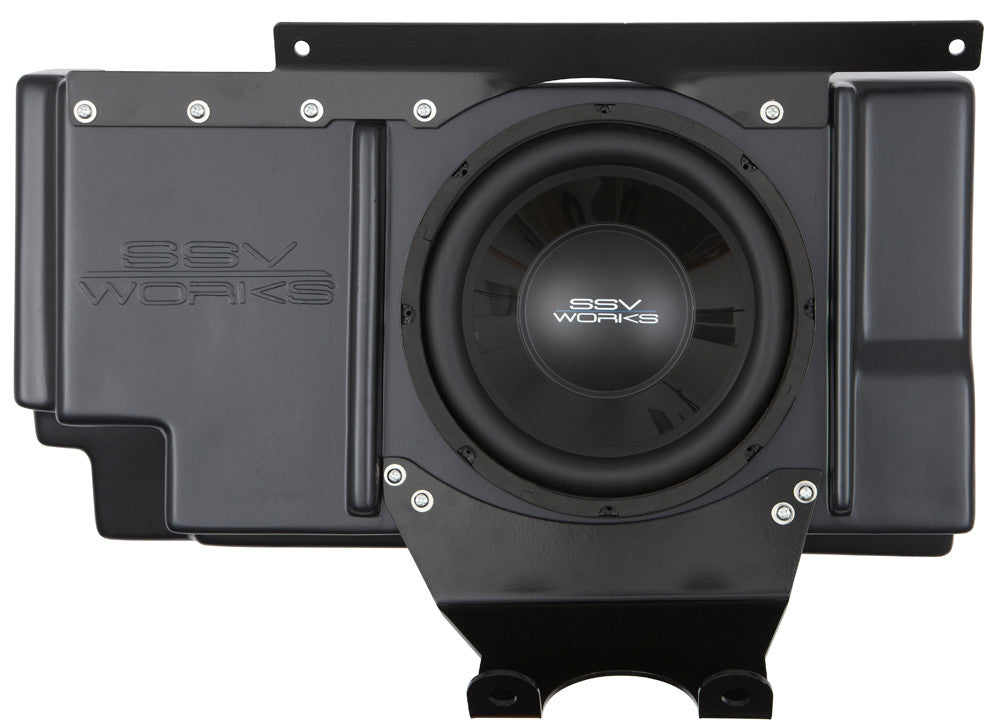 SSV WORKS Behind Seat Sub Box W/ 600w 10" Woofer RZ3-BSSB10