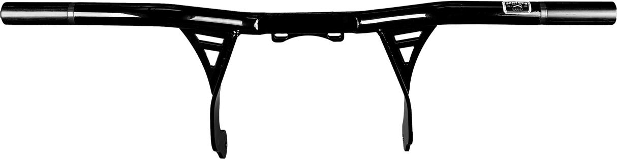 SANTORO FABWORX Not Yo Daddys Crash Bar Gloss Black Flt 14-22 SF80011