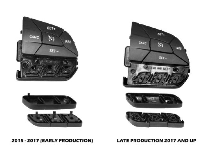Tazer 17-21 Dodge Challenger/Charger/Durango/17-21 Jeep Grand Cherokee Aux Buttons - Type B Z_AUX_B