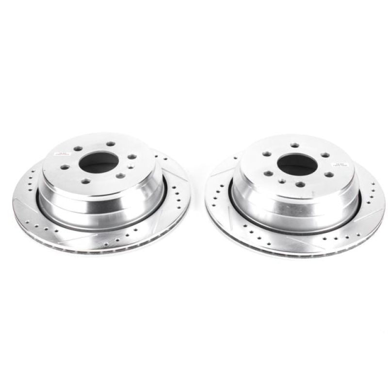 Power Stop 15-19 Chevrolet Colorado Rear Evolution Drilled & Slotted Rotors - Pair AR82189XPR