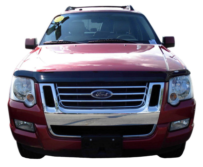 AVS 06-10 Ford Explorer High Profile Bugflector II Hood Shield - Smoke 25314