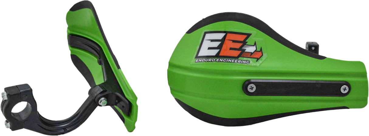 ENDURO ENGINEERING Composite Mnt Roost Deflectors Green W/Mounting Hardware 53-229