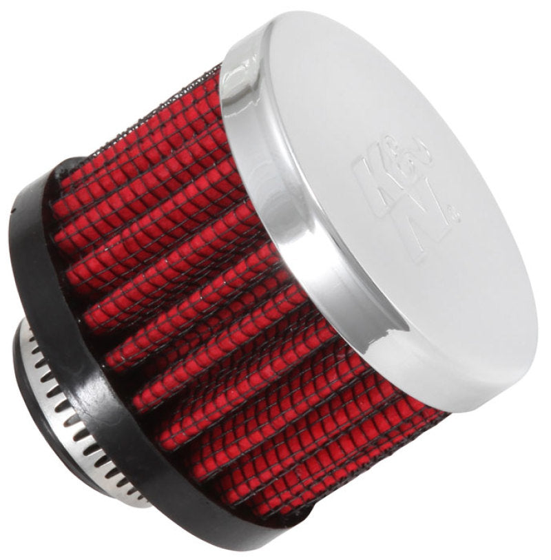 K&N 0.625 inch ID 2 inch OD 1.5 inch H Clamp On Crankcase Vent Filter 62-1340