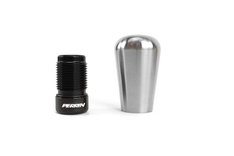 Perrin 15-22 Subaru WRX 1.8in. SS Tapered Shift Knob (w/Rattle Fix) - Brushed PSP-INR-132-7