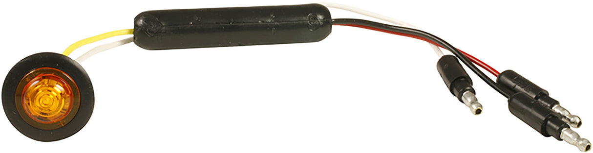 GROTE Micronova Rnd Led Amber W/Grommet Slim 49363