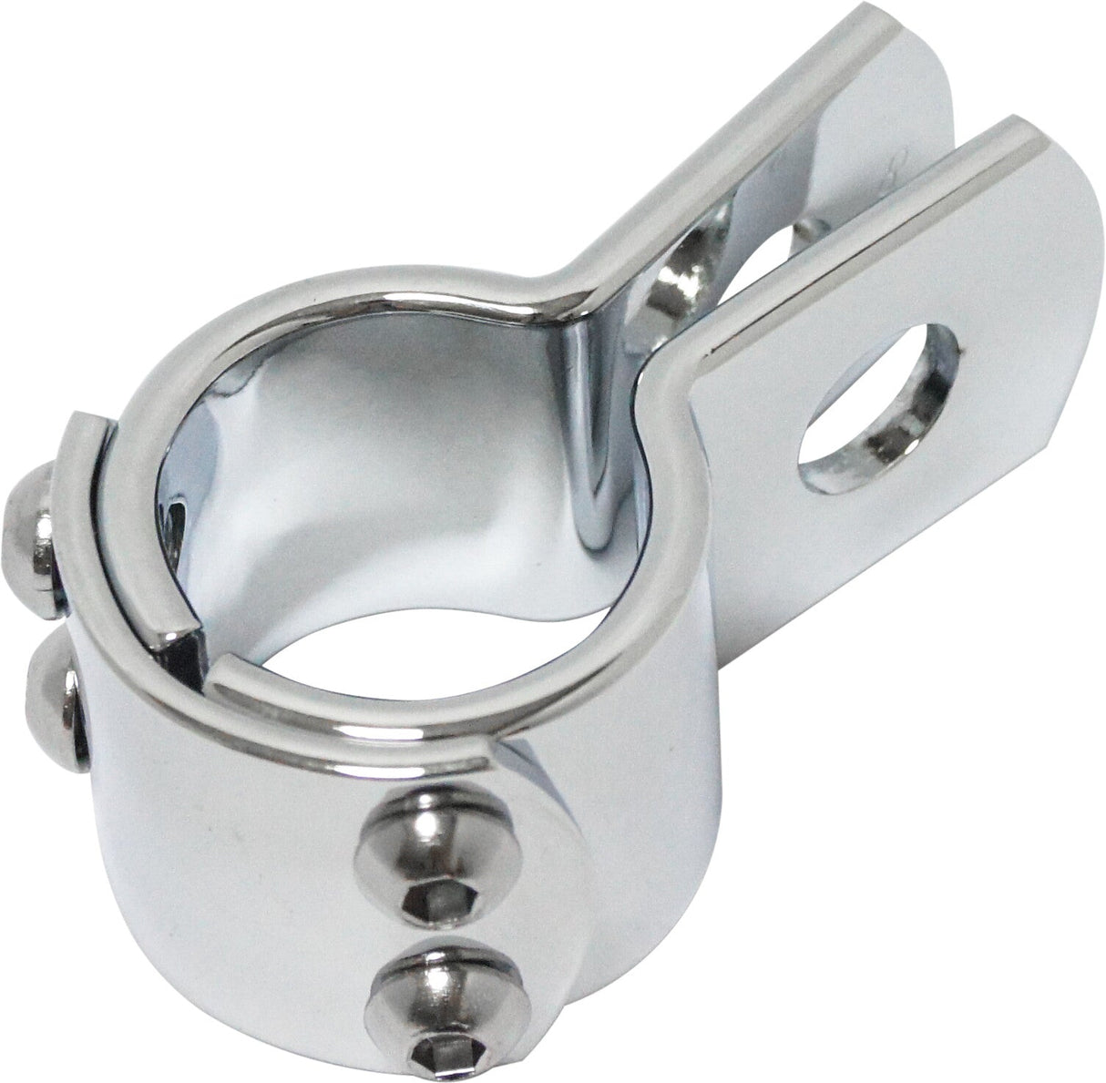 HARDDRIVE Three Piece Frame Clamp 1-1/4 Chrome 53-010