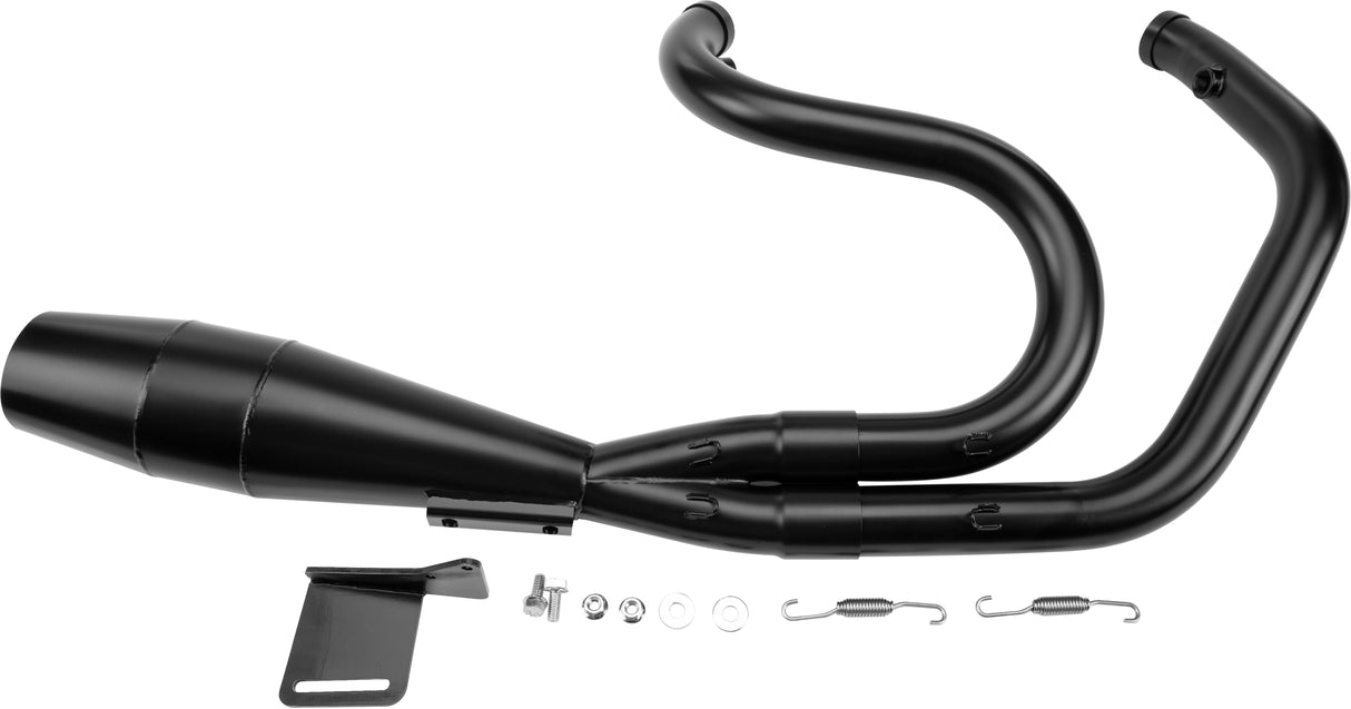 SAWICKI 2in1 Sportster Cannon Black `04-21 930-01217