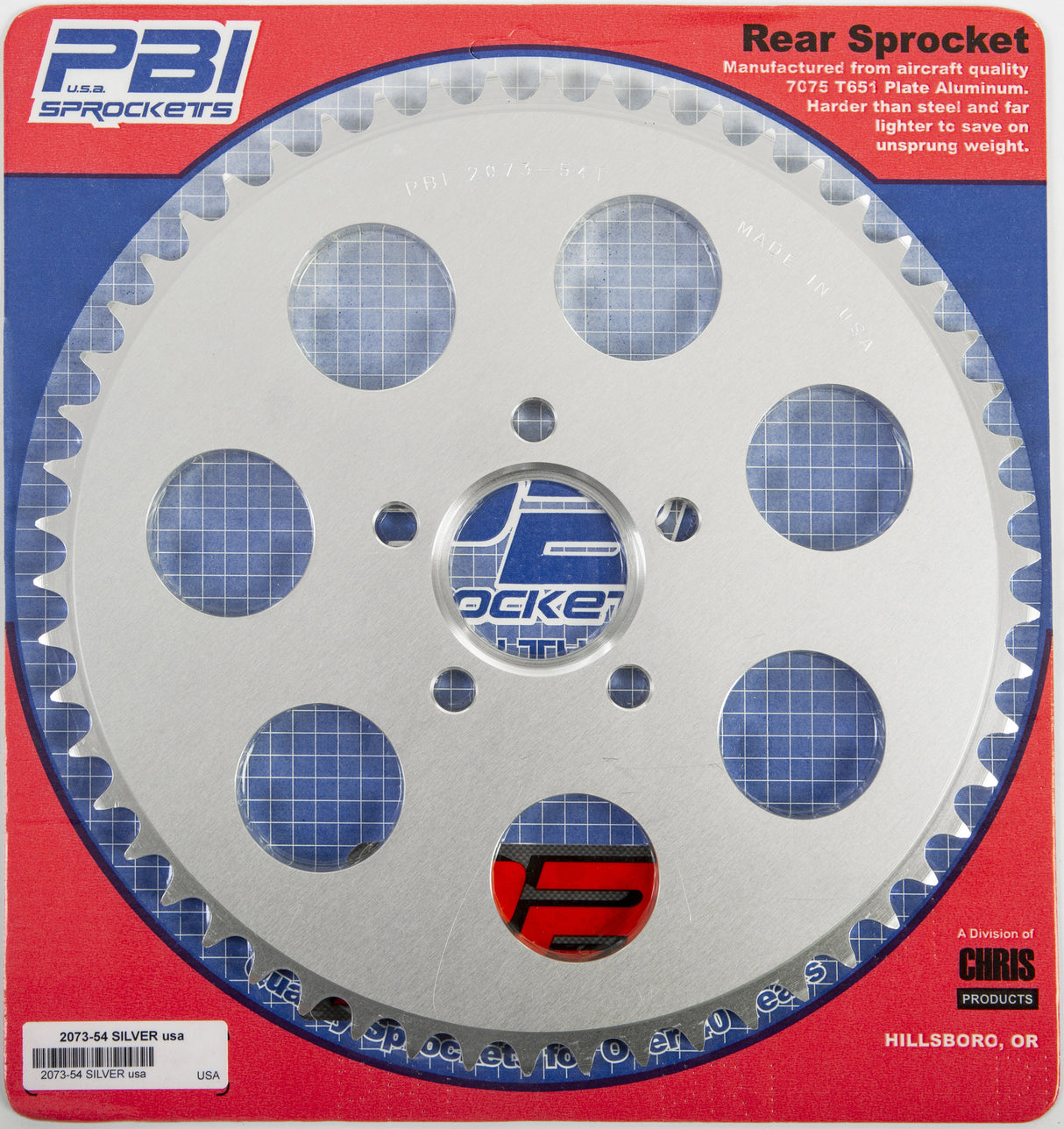 PBIRear Sprocket Aluminum 54t-530 Hd2073-54-HD