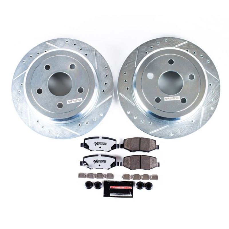 Power Stop 07-17 Jeep Wrangler Rear Z36 Truck & Tow Brake Kit K3090-36