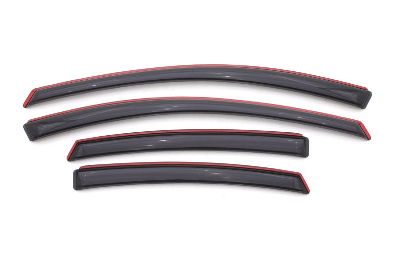 AVS 13-16 Dodge Dart Ventvisor In-Channel Front & Rear Window Deflectors 4pc - Smoke 194529