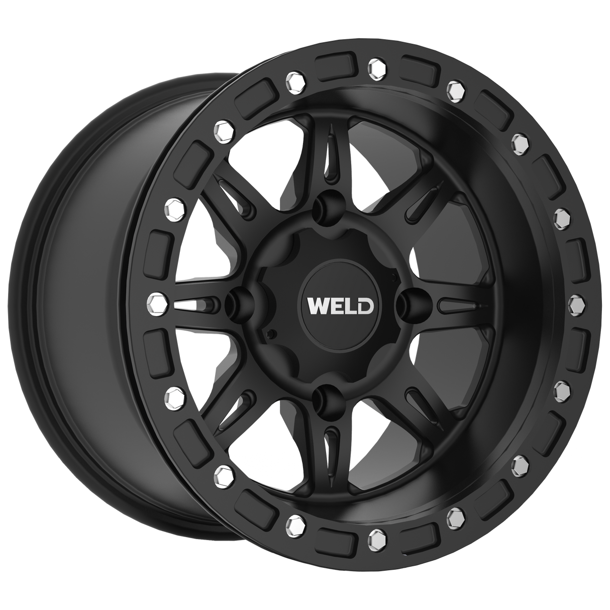 WELD WHEELS Cheyenne Beadlock Satin Blk 15x8 4+4 4x137 U510B8042400