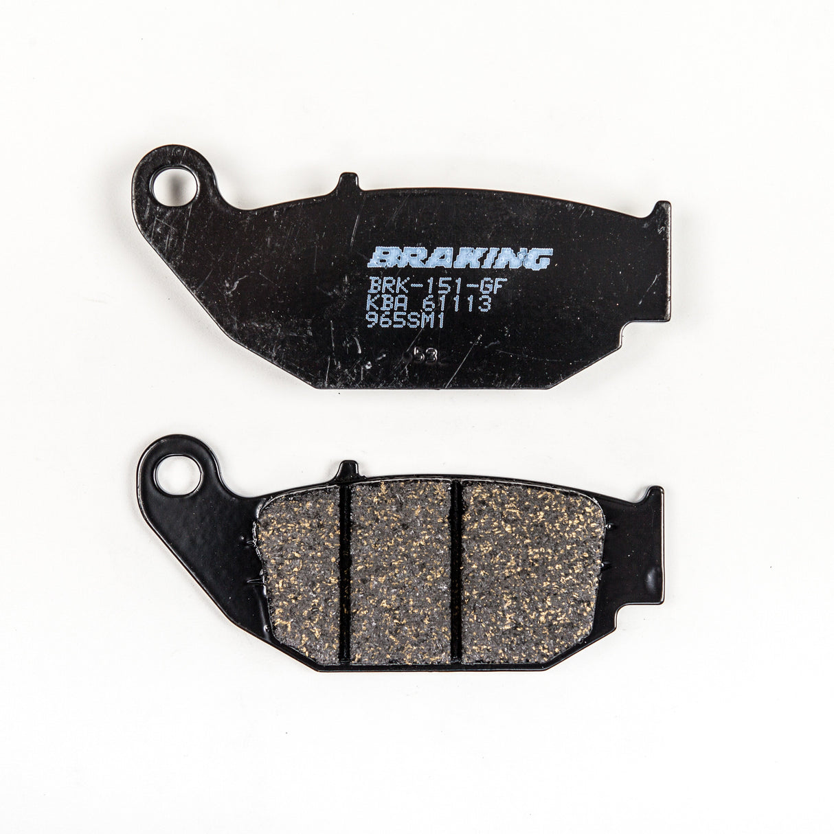 BRAKING Brake Pad Set Semi-Metallic 965SM1
