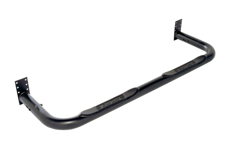 Deezee Universal Tubes - 3In Round Universal - Black Steel ExtCab DZ 3700291