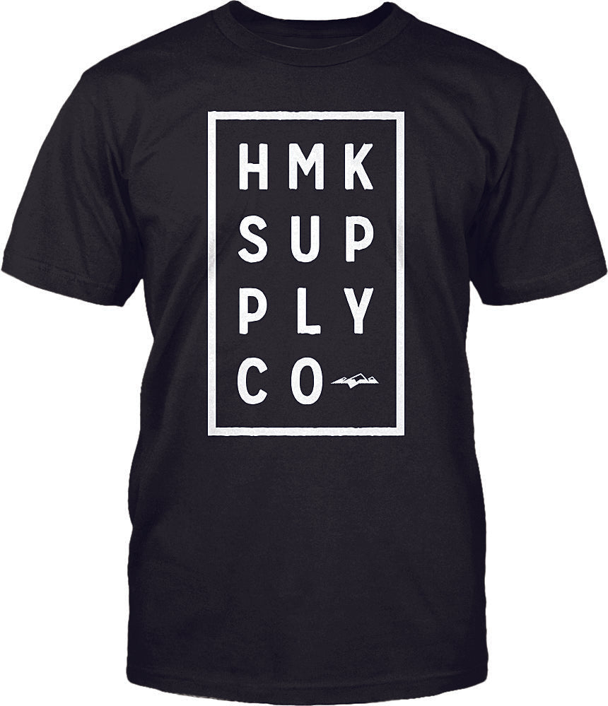 HMK Boxed Tee Black 2x HM2SSTBOXB2X