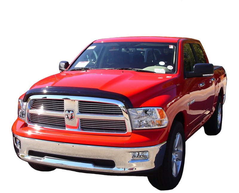 AVS 09-18 Dodge RAM 1500 (Excl. Rebel Models) High Profile Bugflector II Hood Shield - Smoke 25045