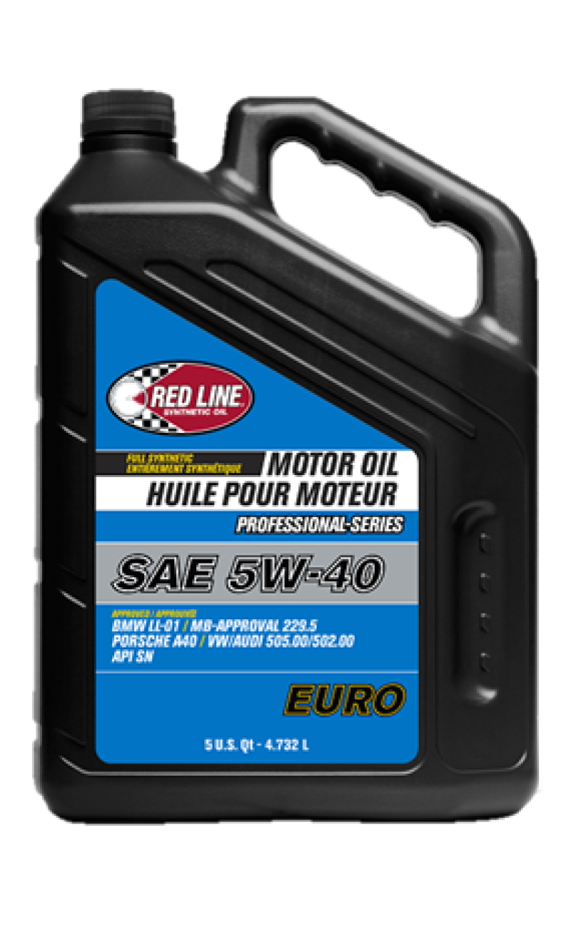 Red Line Pro-Series Euro 5W40 Motor Oil - 5 Quart 12905