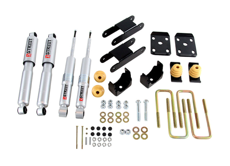 Belltech 2015 GM Colorado/Canyon Ext Cab Short Bed Lowering Kit w/ND II Shocks - 0-3in F/4in R Drop 999SP