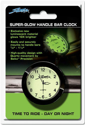 STREETFX Superglow Handlebar Clock (Black) 1045901