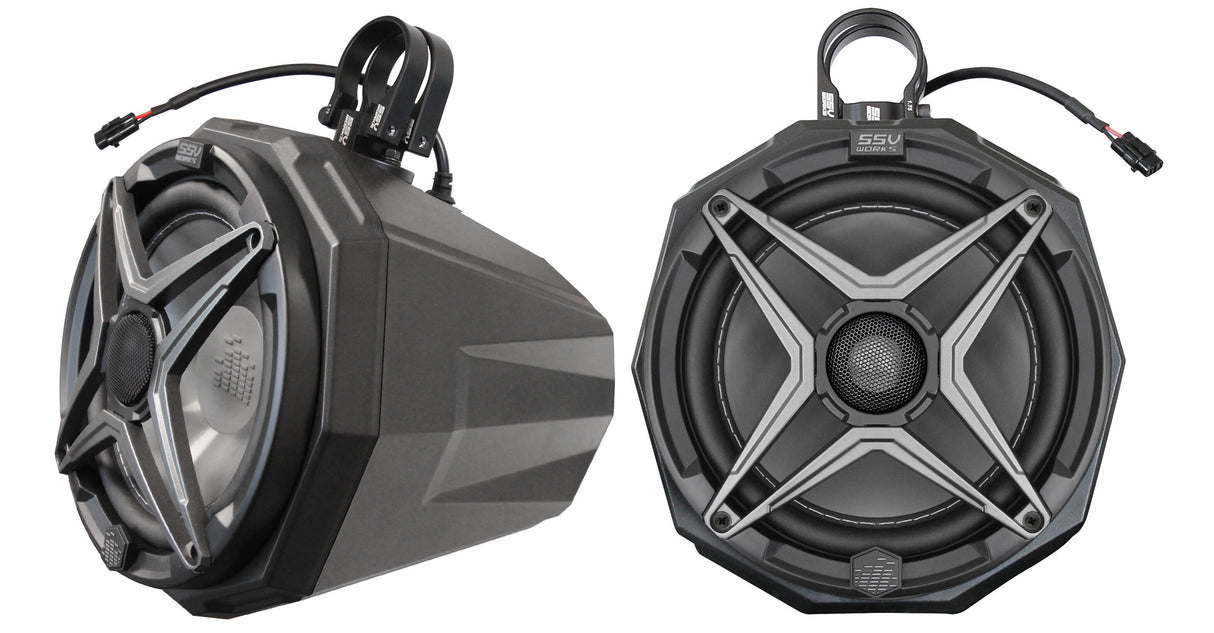 SSV WORKS 8" Cage Mount Speakers Pol RZ5-C8A