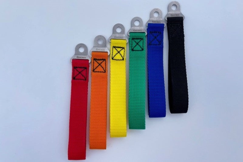 Kartboy 6 inch Polypropylene Door Pulls - Red KB-200-STRAP-RD