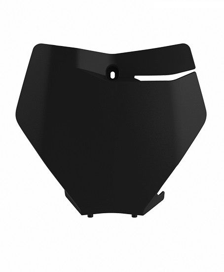 POLISPORT Front Number Plate Black 8666400003