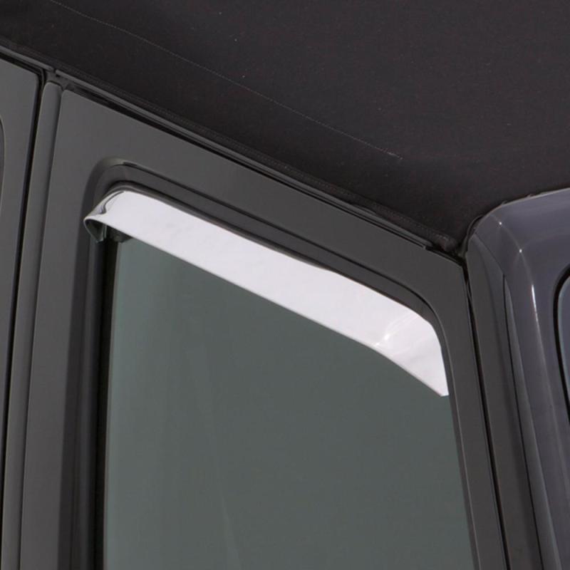 AVS 71-96 Chevy G10 Van Ventshade Window Deflectors 2pc - Stainless 12032