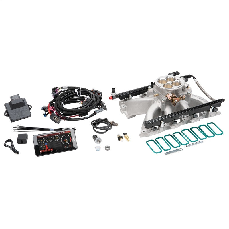 Edelbrock Pro Flo 4 EFI System Seq Port LS Gen III/IV Victor Jr Cath Port 550 Max HP 35lb/hr 35710