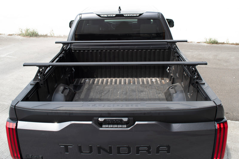 Go Rhino 15-22 Ford F-150 / 19-22 RAM 1500 / 07-21 Toyota Tundra XRS Cross Bars Kit - Tex. Blk 5935001T