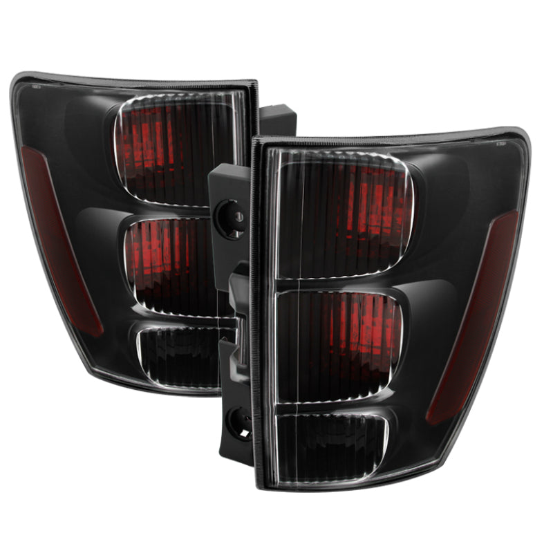 Xtune Chevy Equinox 05-09 OEM Style Tail Lights -Black ALT-JH-CEQ05-OE-RSM 9031885