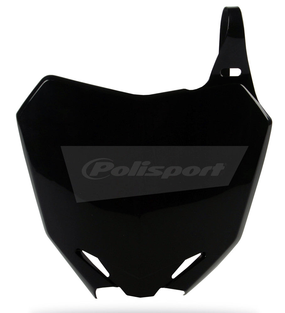 POLISPORT Front Number Plate Black 8659300003