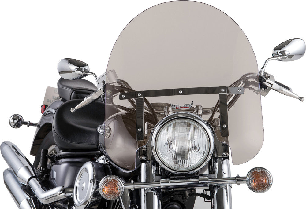 SLIPSTREAMER Ss-30 Classic Cruiser Windshield 17" Smoke SS-30-17T