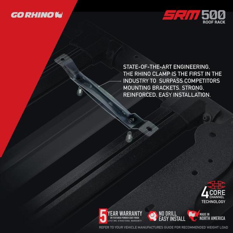 Go Rhino SRM 500 Roof Rack - 75in 5935075T