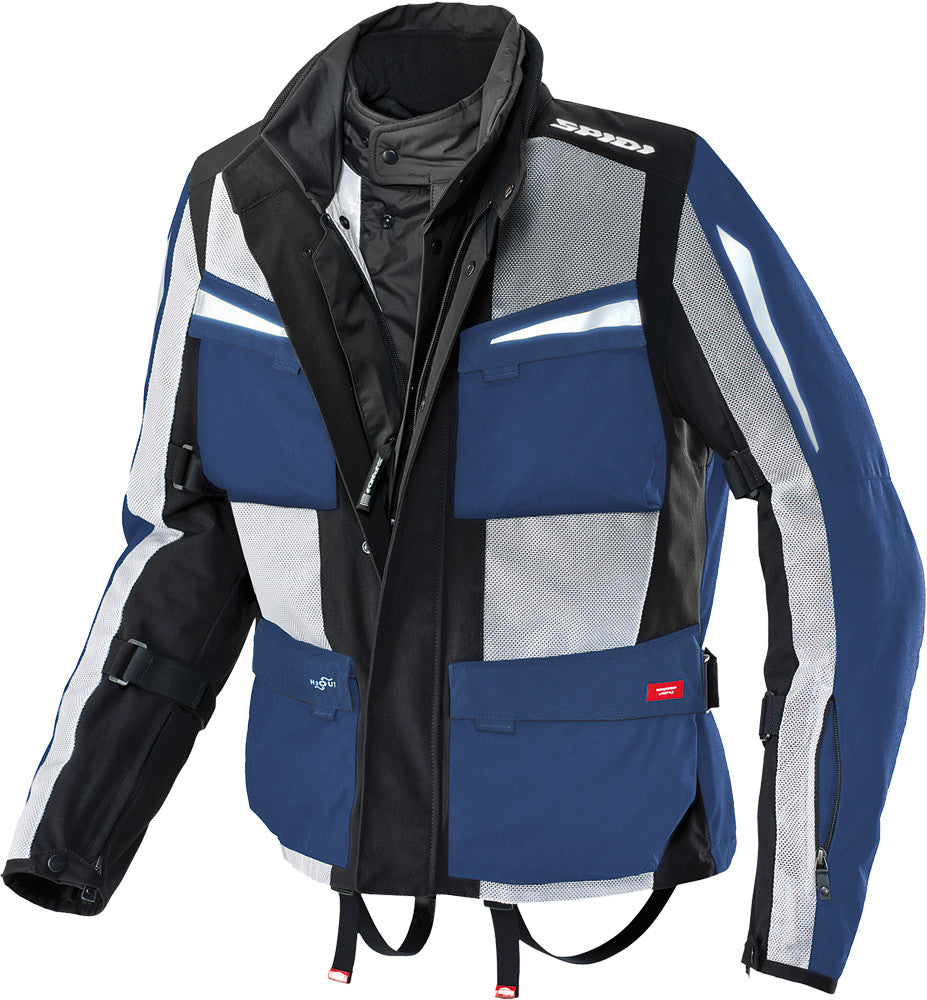 SPIDI Netforce H2out Jacket Black/Blue 2x D100-022-2X