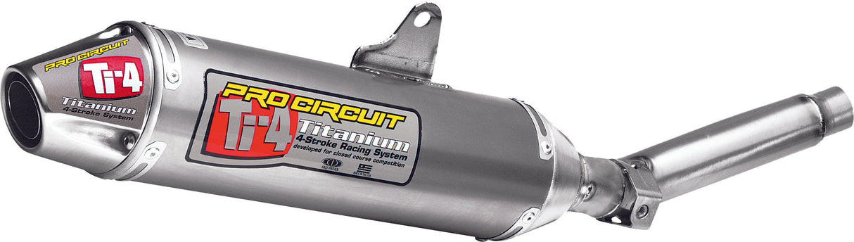 PRO CIRCUIT Ti-4 Slip-On W/Spark Arrestor 4QH04450S-TI