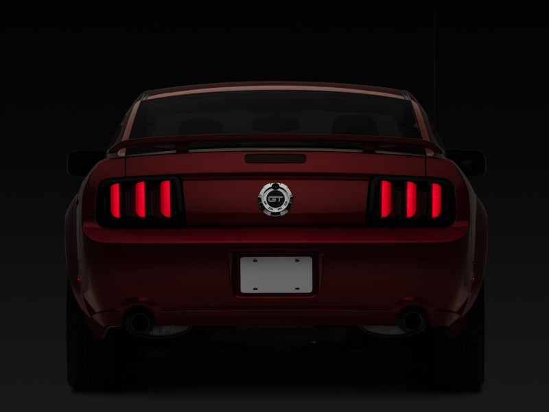 Raxiom 05-09 Ford Mustang Vector V2 LED Tail Lights- Black Housing (Smoked Lens) 408588