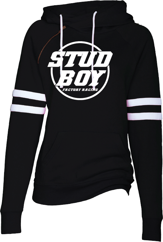 STUD BOY Womens Sb Hoody Black Lg 2589-01