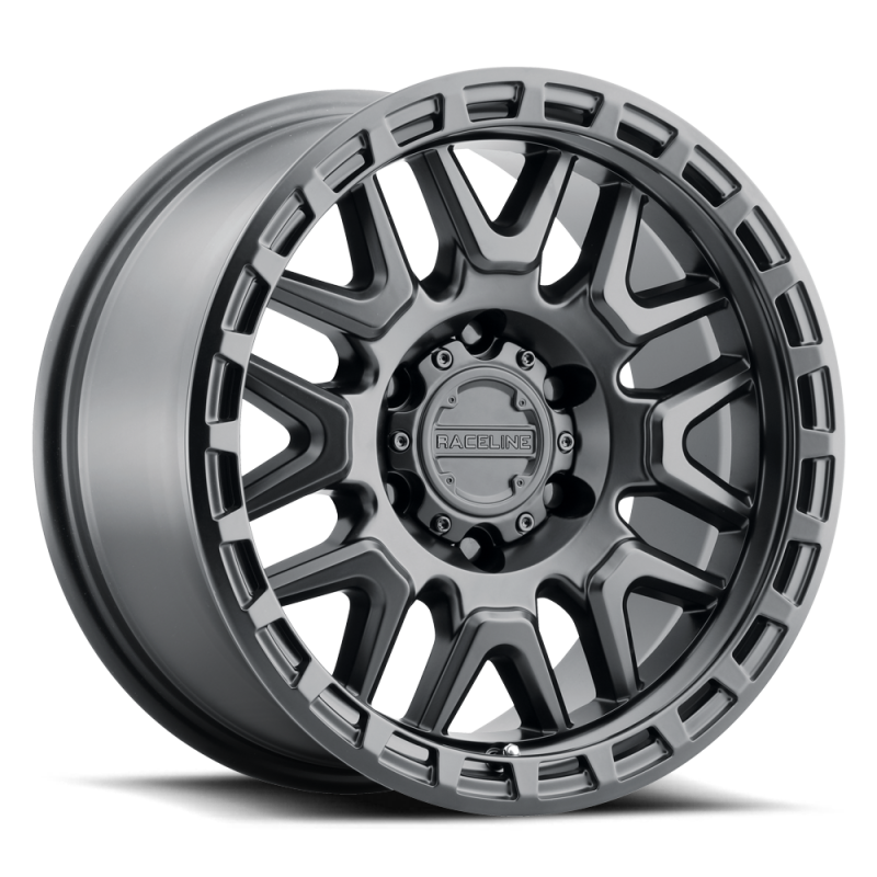 Raceline 953B Krank 17x8.5in / 6x139.7 BP / 0mm Offset / 106.1mm Bore - Satin Black Wheel 953B-78560-00