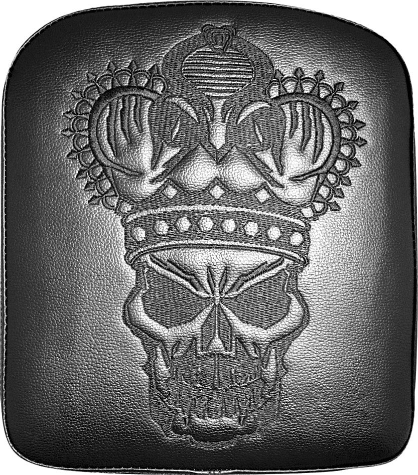 PHANTOM PADVinyl Embroidery Pad Crown Skull 1.75x9"SE303VCSB