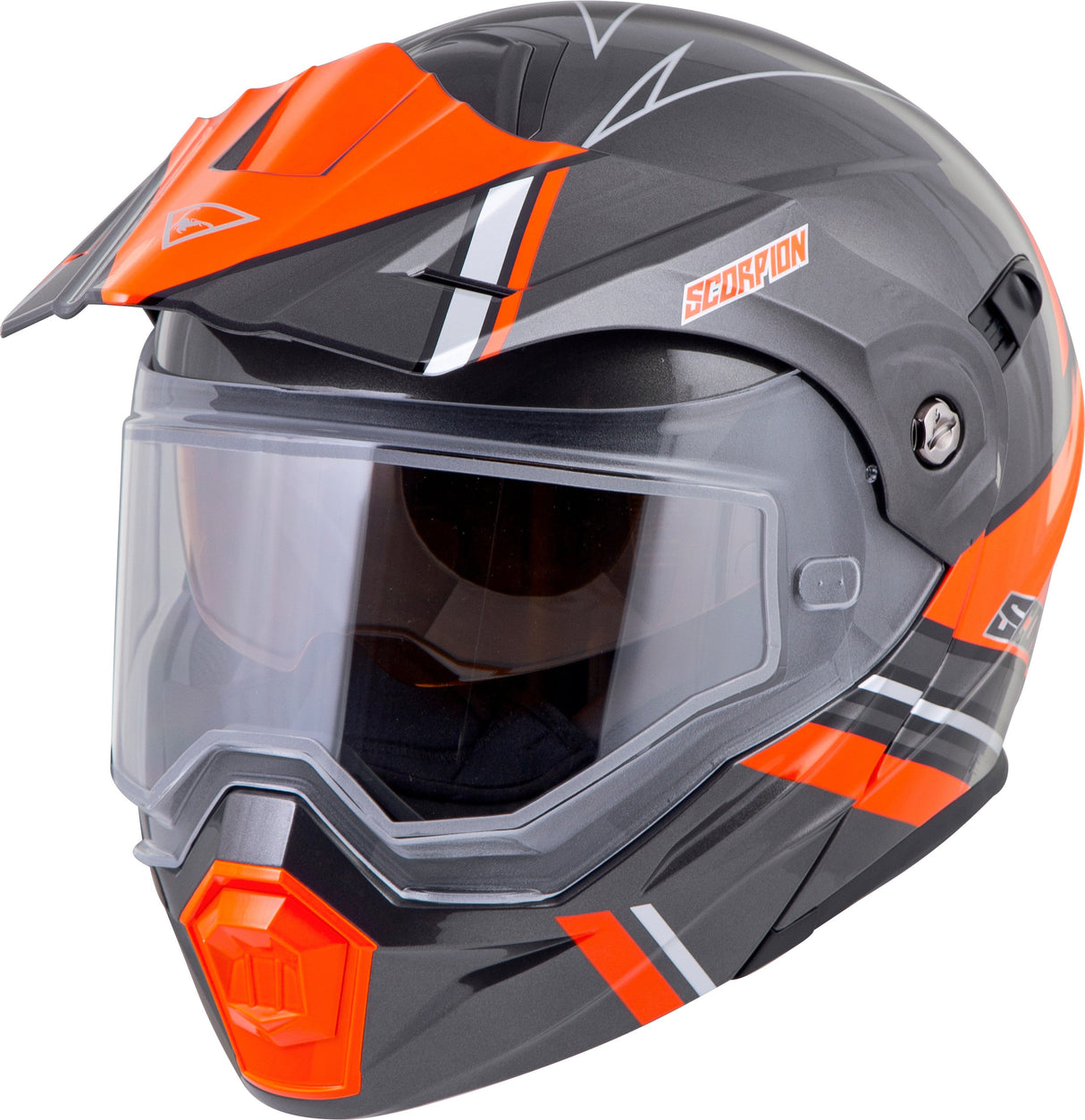 SCORPION EXO Exo-At950 Cold Weather Helmet Teton Orange Md (Dual Pane) 95-1094-SD
