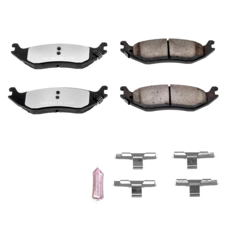 Power Stop 07-09 Chrysler Aspen Rear Z36 Truck & Tow Brake Pads w/Hardware Z36-898