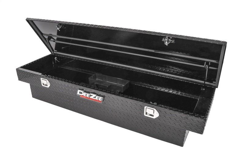 Deezee Universal Tool Box - Red Crossover - Single Lid Black BT Full Size DZ 8170B
