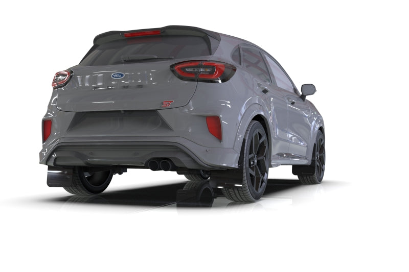 Rally Armor 20-22 Ford Puma ST Black Mud Flap w/ Grey Logo MF86-UR-BLK-GRY