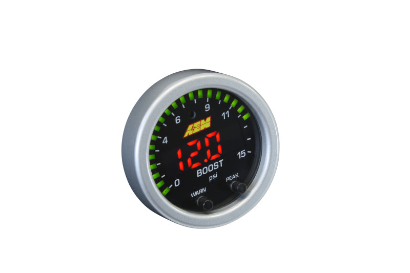 AEM X-Series Pressure 0-15psi Gauge Kit 30-0309
