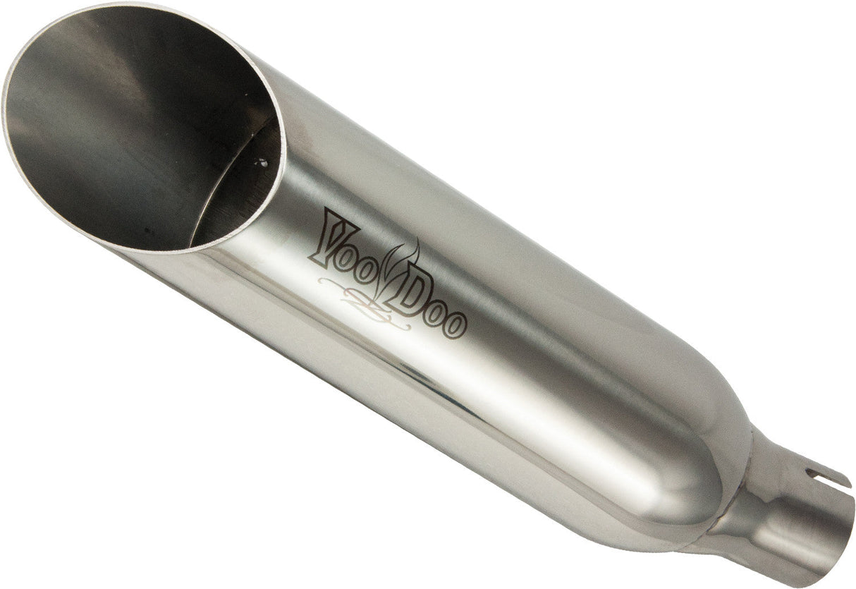 VOODOO Single Shorty Slip-On Exhaust Polished VECBR250L1P