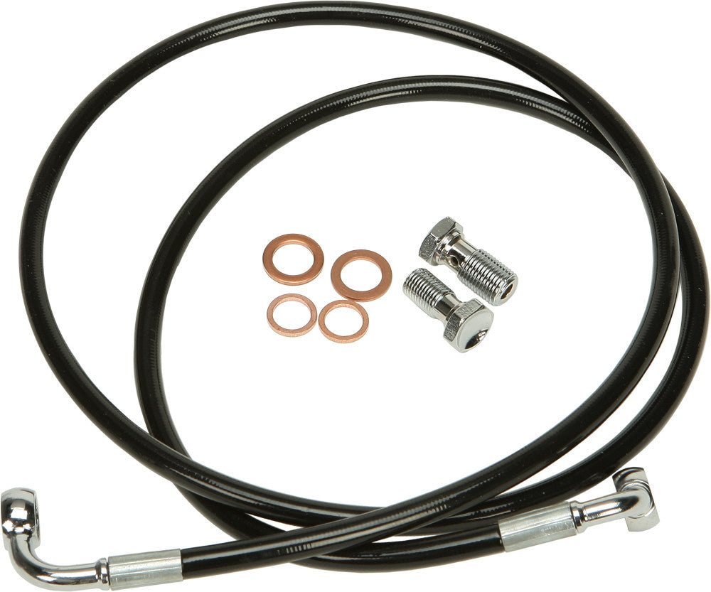 HARDDRIVE Brakeline Kit Blk Softail HD-0802-BK