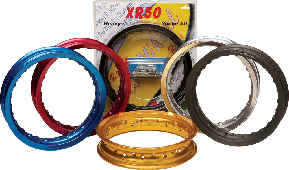 PRO-WHEEL Playbike Rim & Spoke Kit 10" ( Titanium) 10-XRTIS