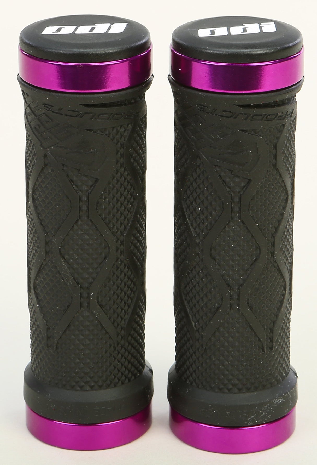 TANGENT Mini Lock-On Grips No Flange Purple 100mm 16-4209